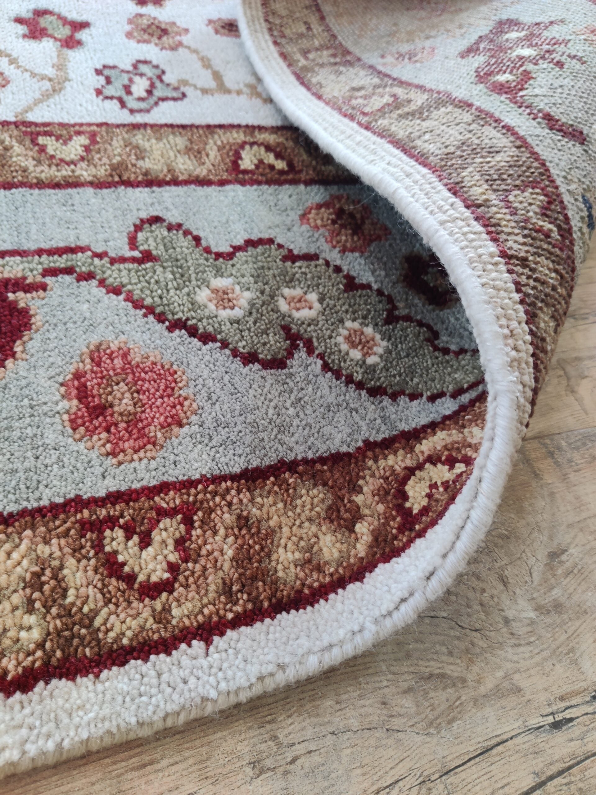 MONTCLAIR VALE Geometric Oushak Wool Area Rug