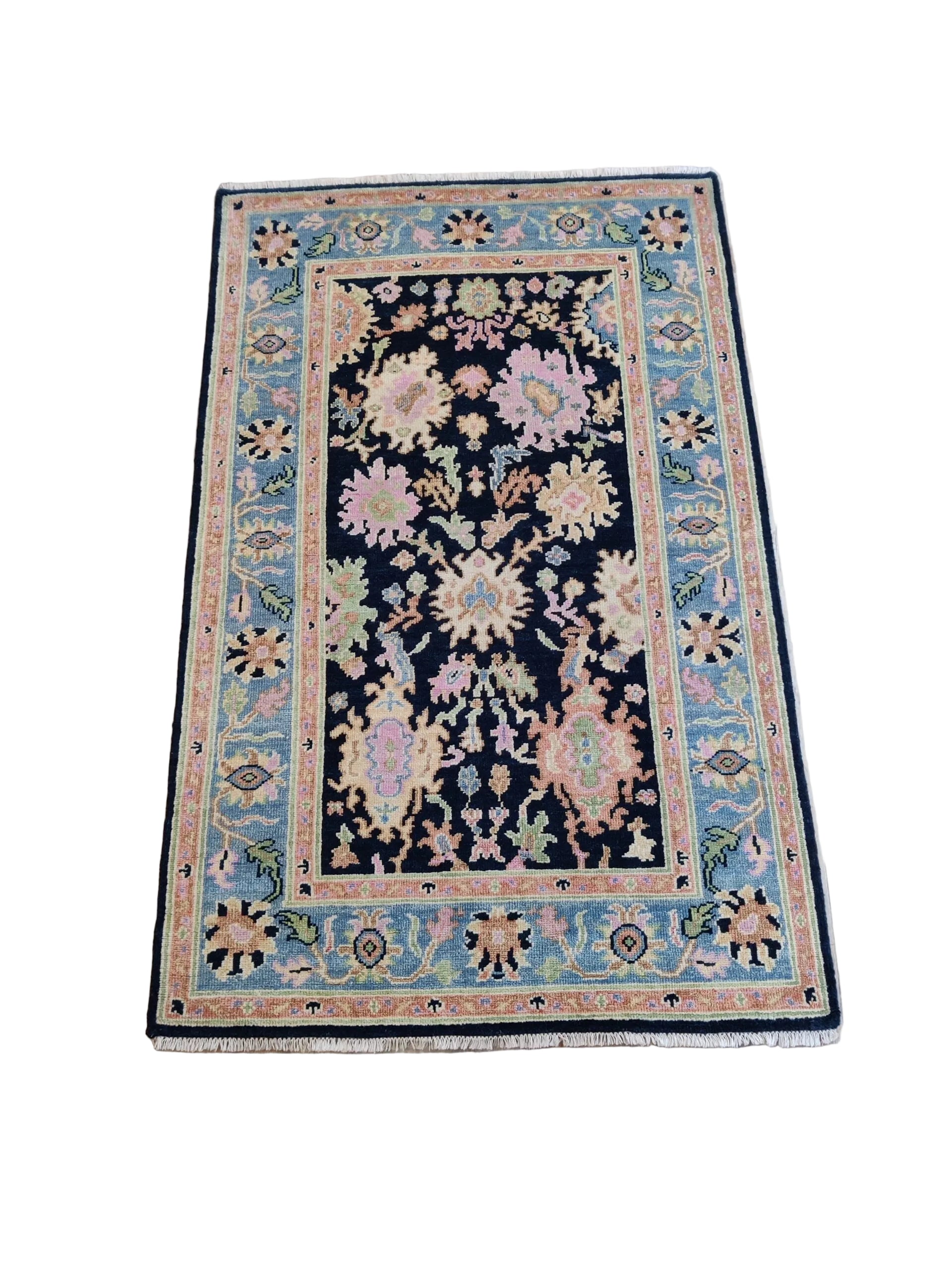 VELMONT Handmade Contemporary Oushak Wool Area Rug