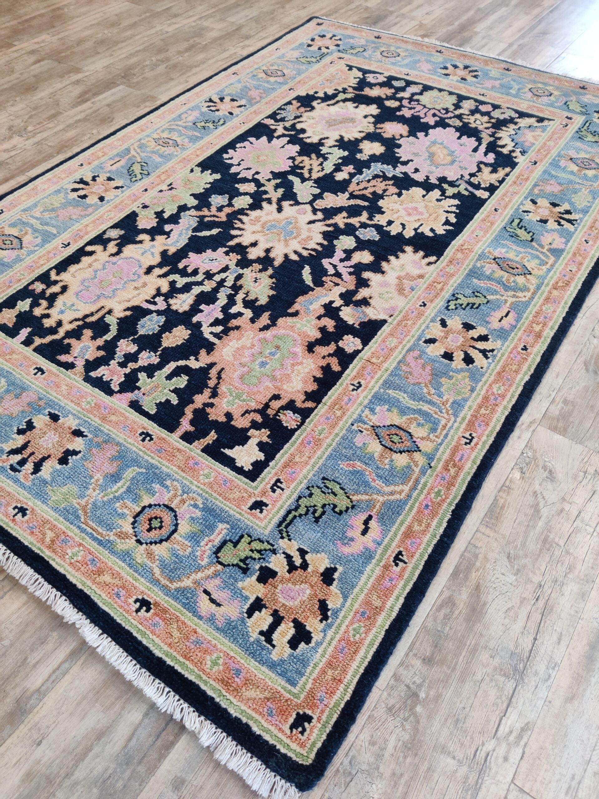 VELMONT Handmade Contemporary Oushak Wool Area Rug