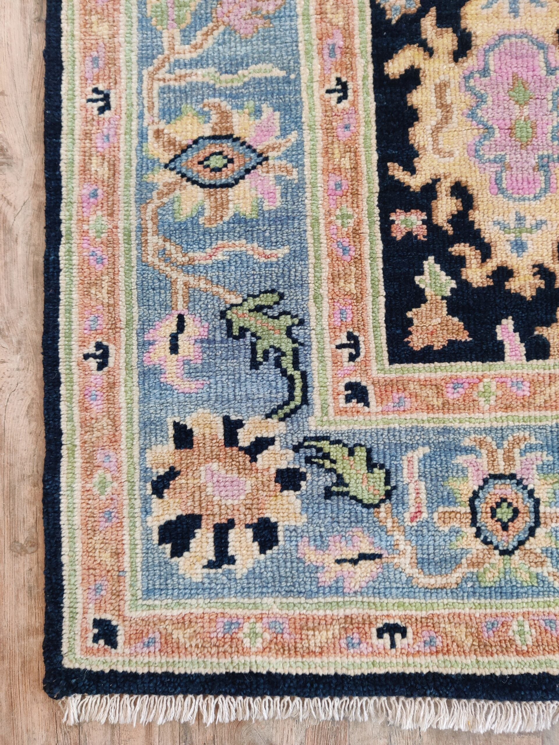 VELMONT Handmade Contemporary Oushak Wool Area Rug