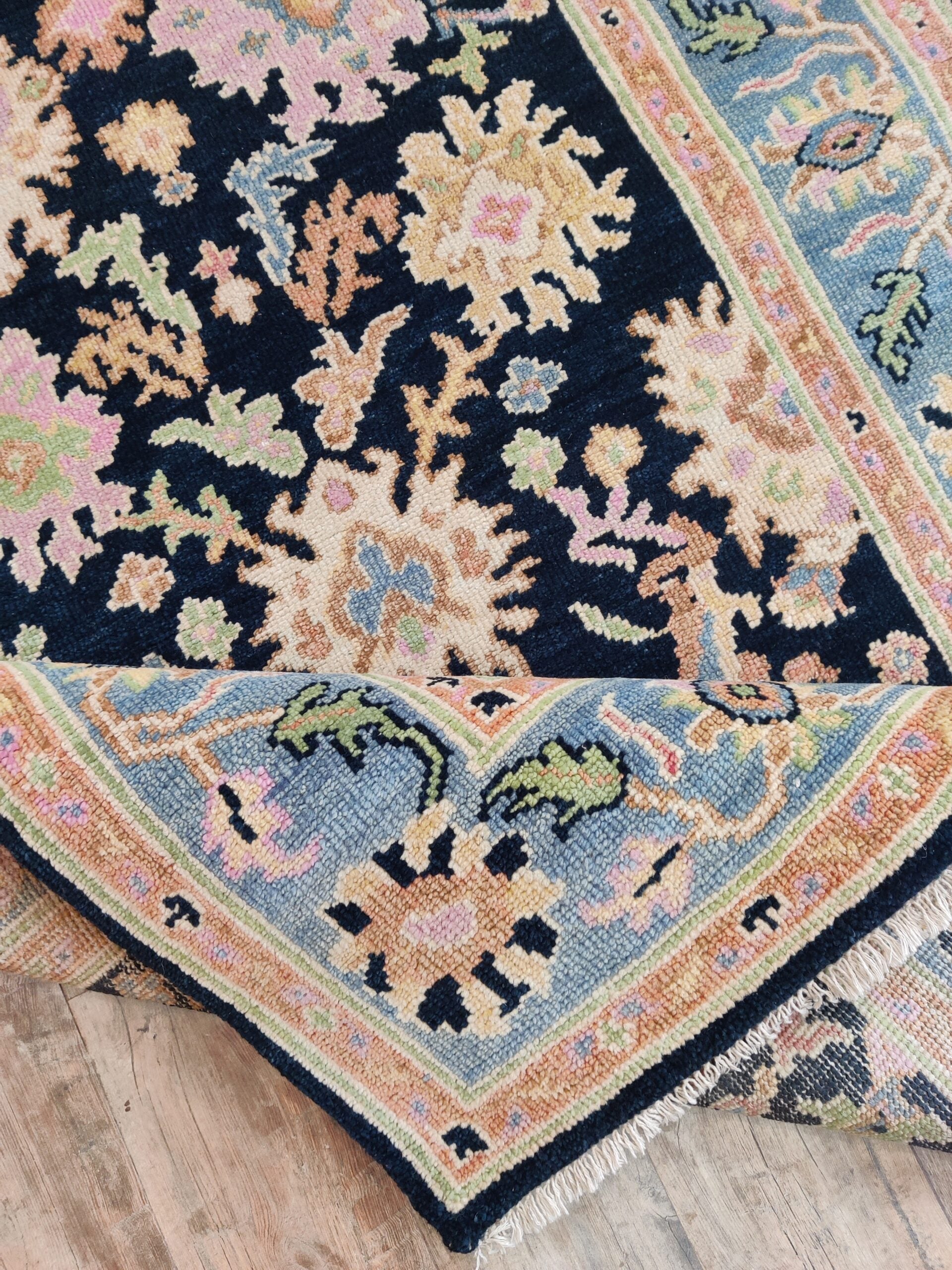 VELMONT Handmade Contemporary Oushak Wool Area Rug