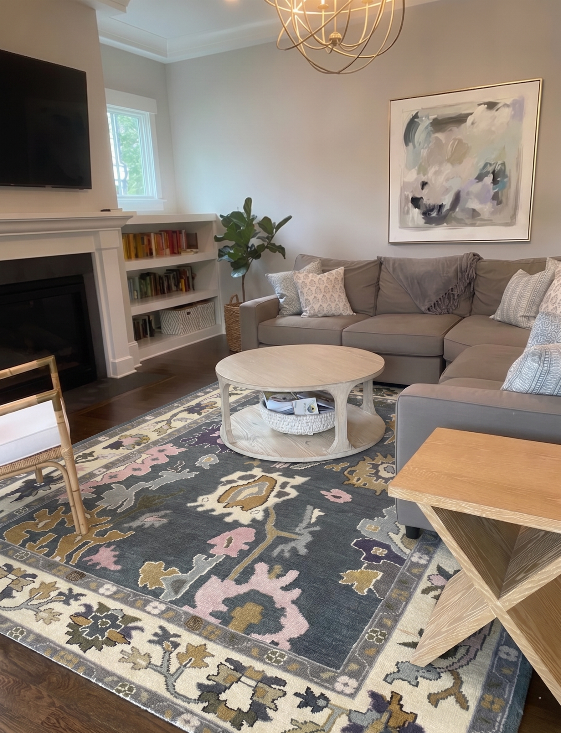 ISELLE Turkish Oushak Area Rug