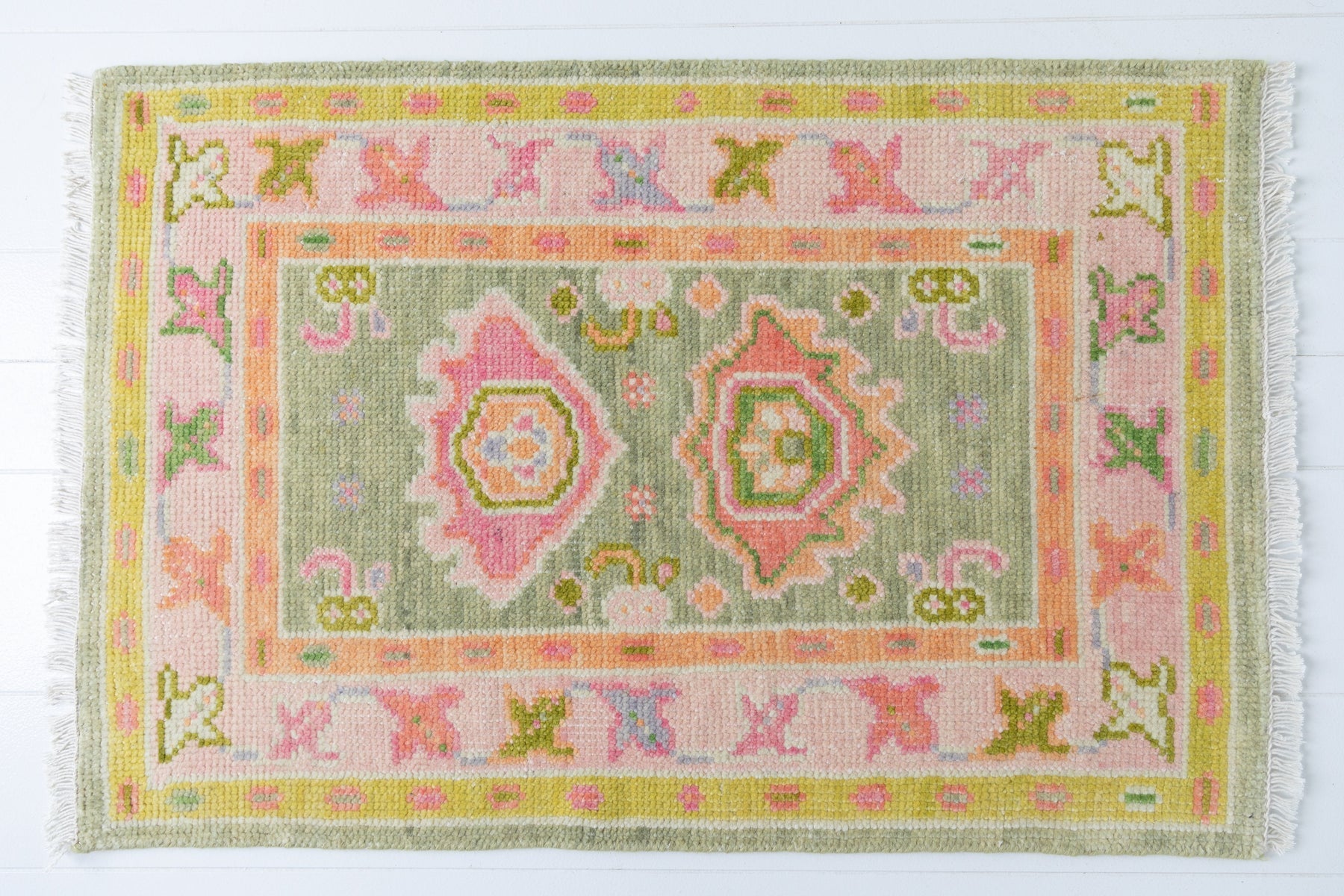 HILLSIDE Hand knotted Modern Oushak Rug