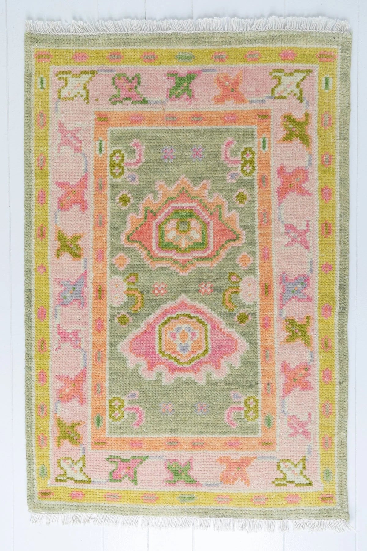 HILLSIDE Hand knotted Modern Oushak Rug