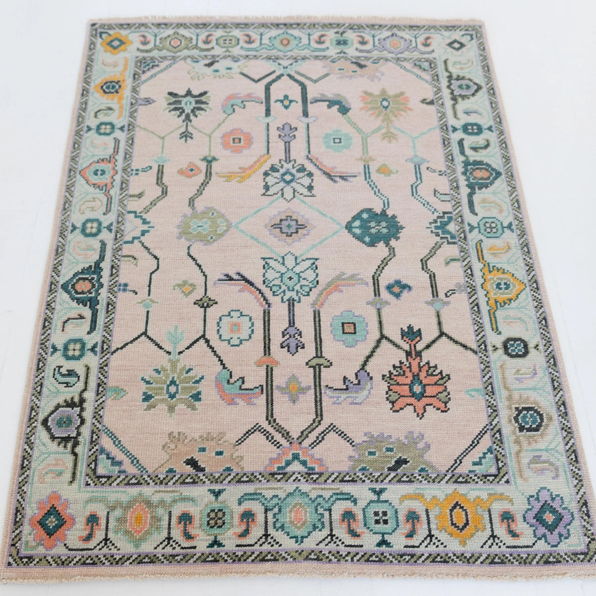 RUBY Hand Knotted Oushak Rug