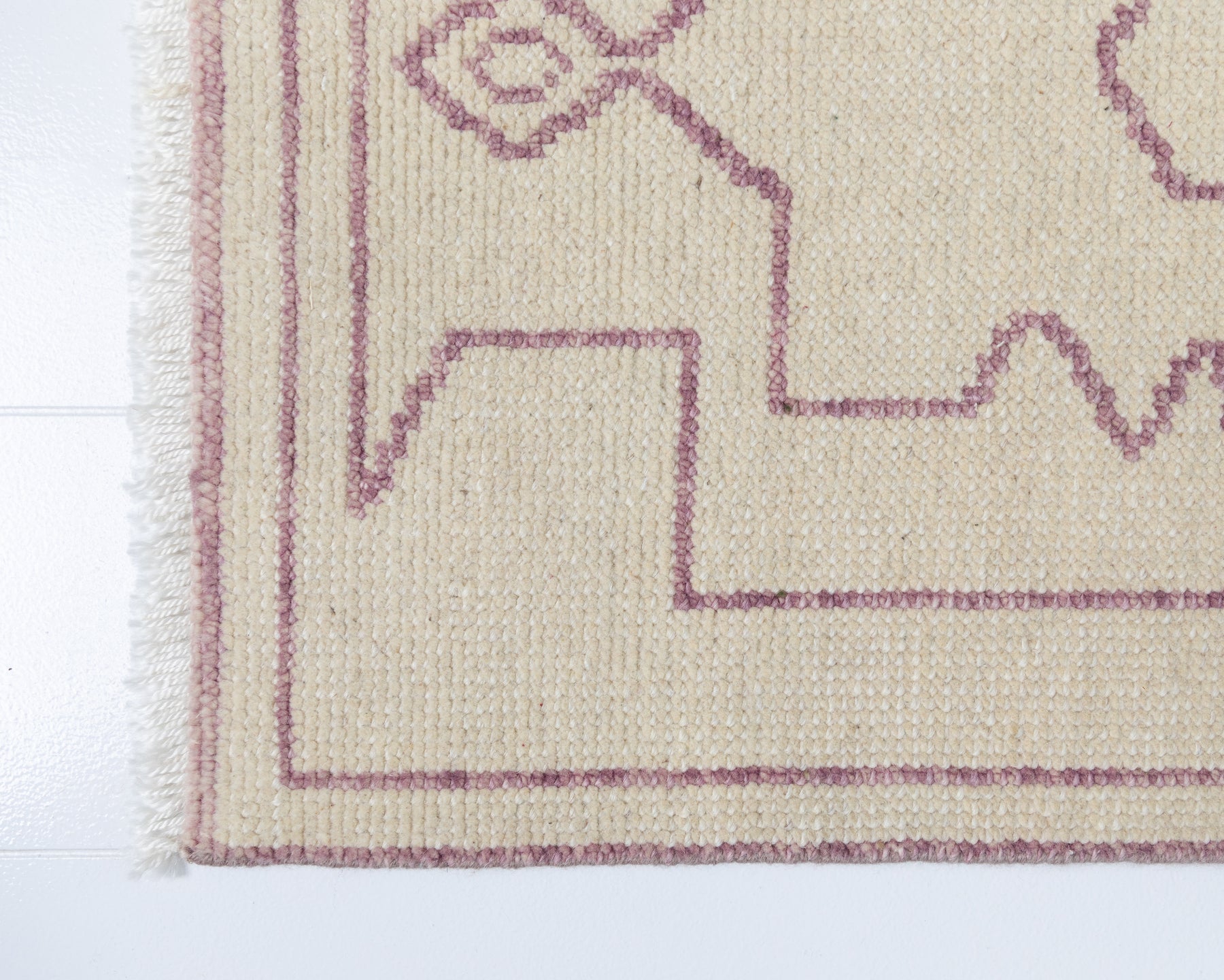 DRIFTWOOD PLAIN Hand Knotted Oushak Wool Rug