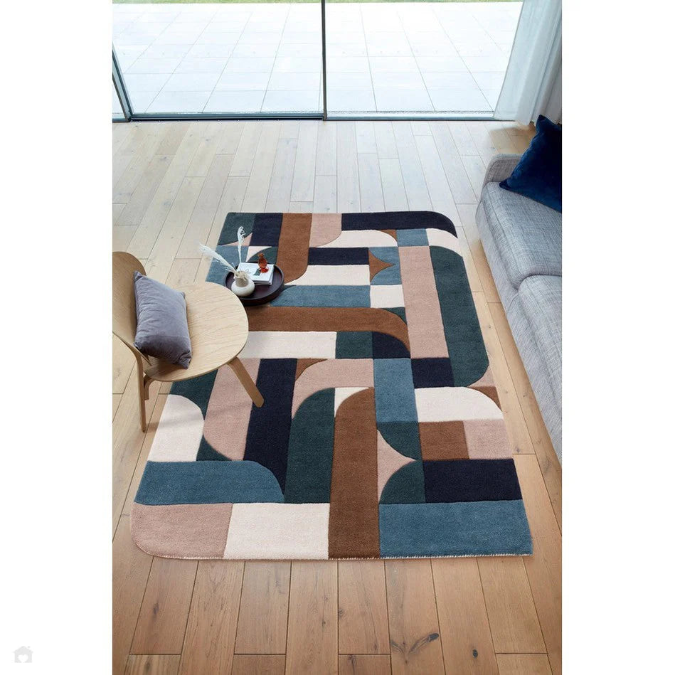 Klotski Modern Geometric Rug - MDR-101