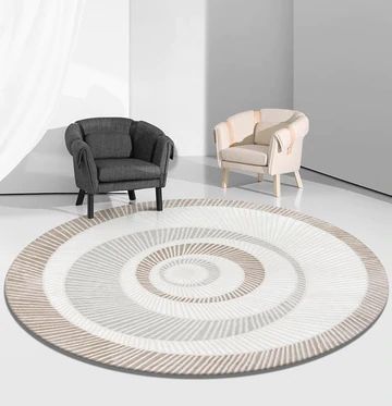 Modern Round Hand Tufted Rug for your Space-Bisha-Rugs