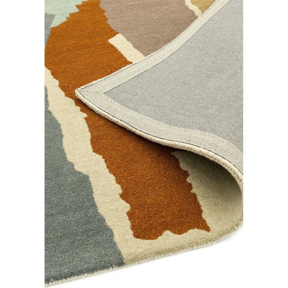 Abstract Modern Collage Hand-Tufted Rug MDR-108