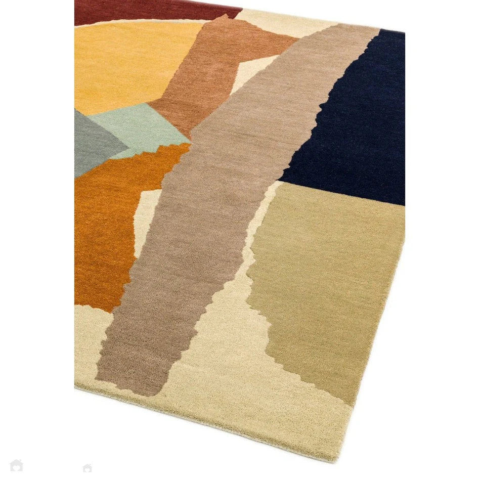 Abstract Modern Collage Hand-Tufted Rug MDR-108