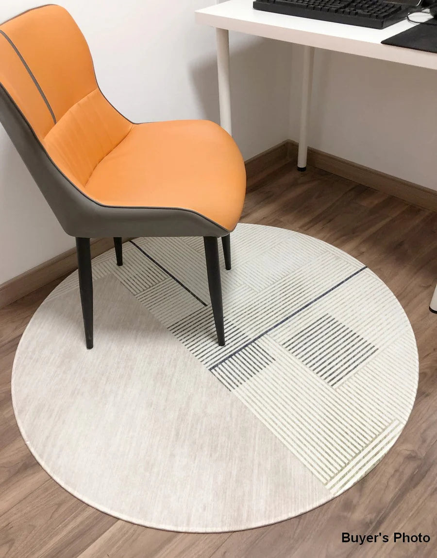 Abstract Contemporary Round Rugs for Luxury Looks-Bisha-Rugs