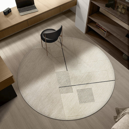 Abstract Contemporary Round Rugs for Luxury Looks-Bisha-Rugs