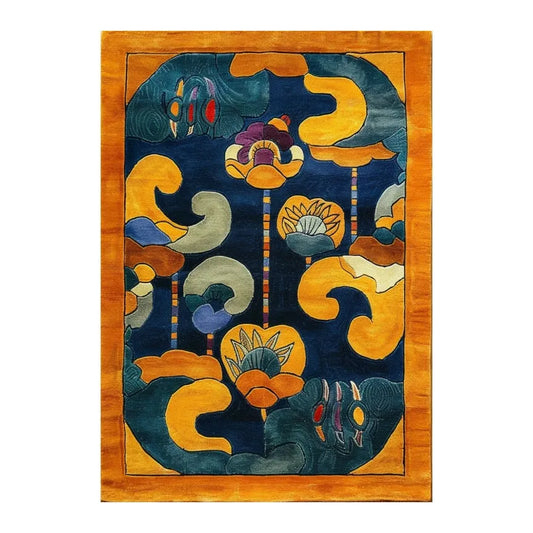 Tibetan Tapestry Tufted Wool Rug MDR-116