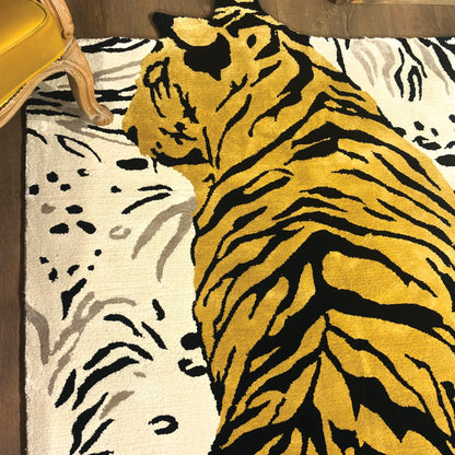 Handmade Custom Tiger Bespoke Tufted Rugs -Bisha Rugs 002