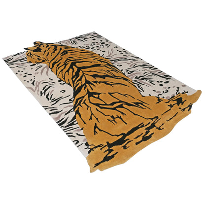 Handmade Custom Tiger Bespoke Tufted Rugs -Bisha Rugs 002