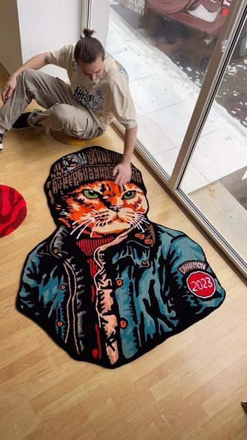 Cute Cat Exo Rug