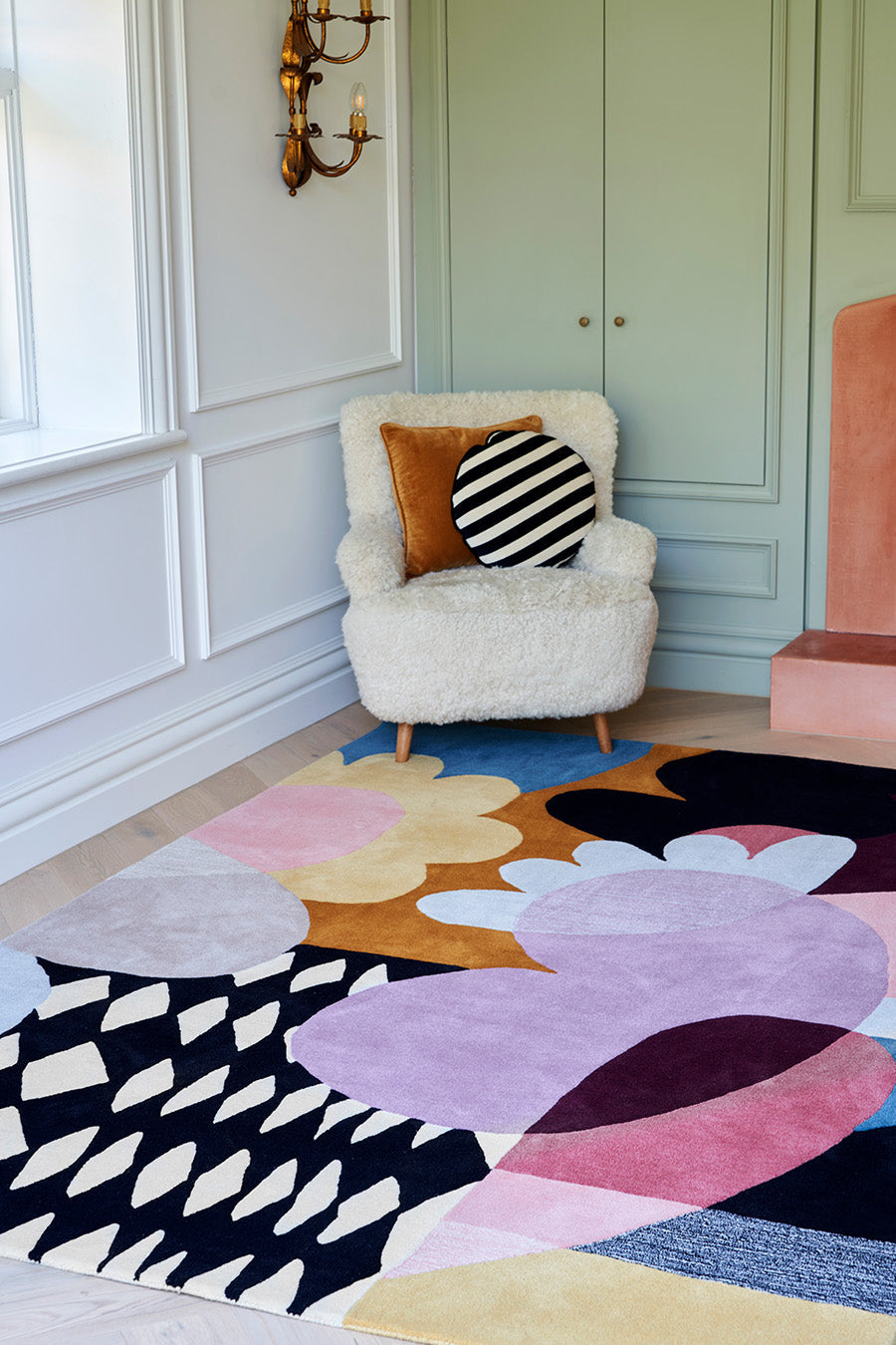 Harlequin Geometric Modern Design Hand-Tufted Area Rug-bisha-rugs