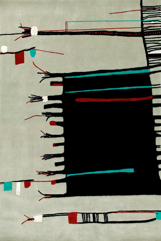 Northfacing Modern Design Hand-Tufted Area Rug-bisha-rugs