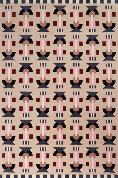 Maja Geometric Design Hand-Tufted Area Rug-bisha-rugs