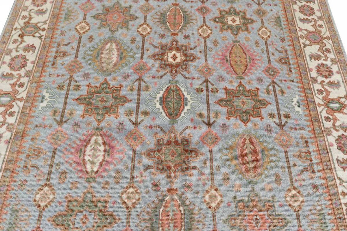 VIRELLE Oushak Style Hand Knotted Rug
