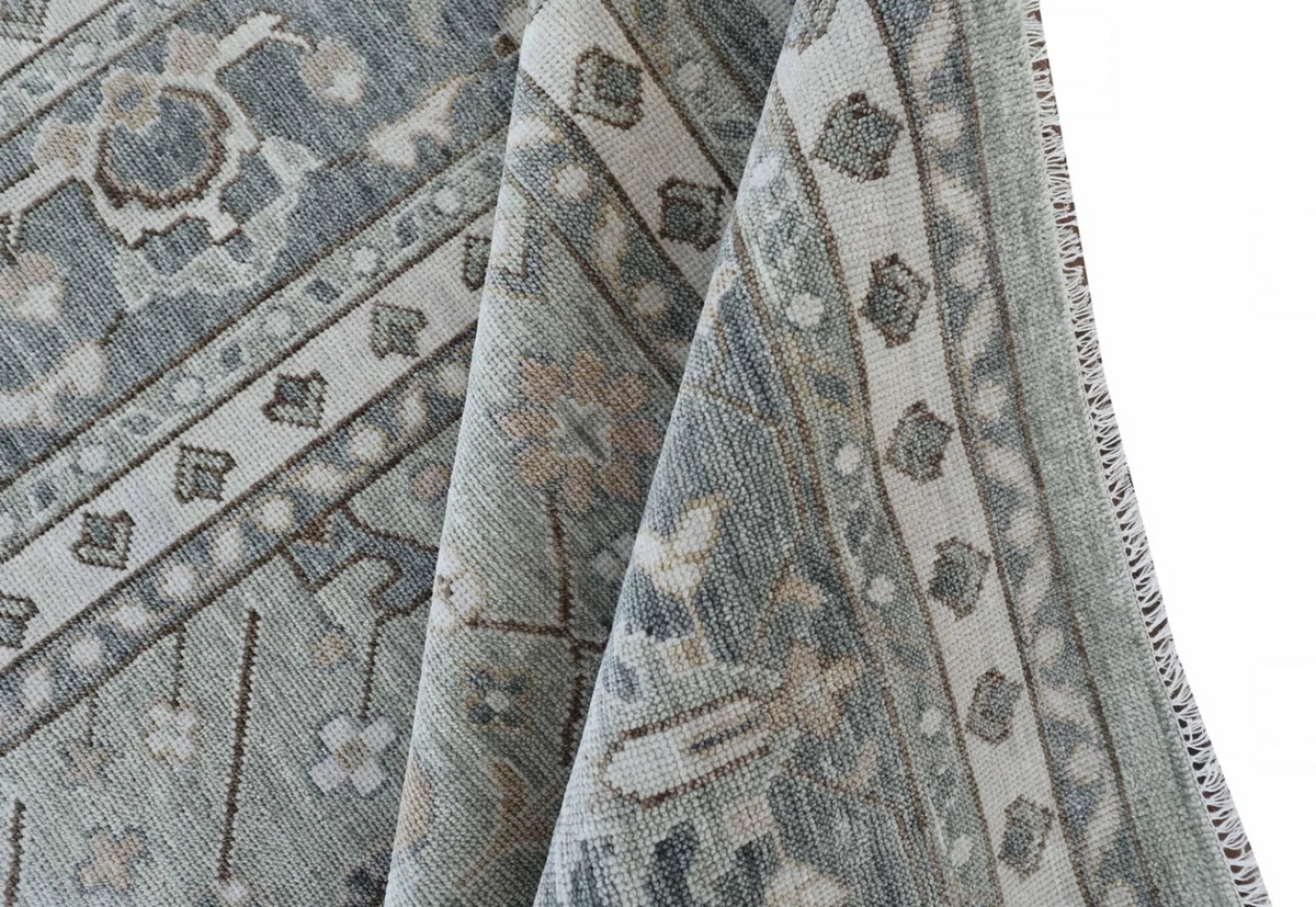 ELVARA Oushak Style Hand Knotted Rug