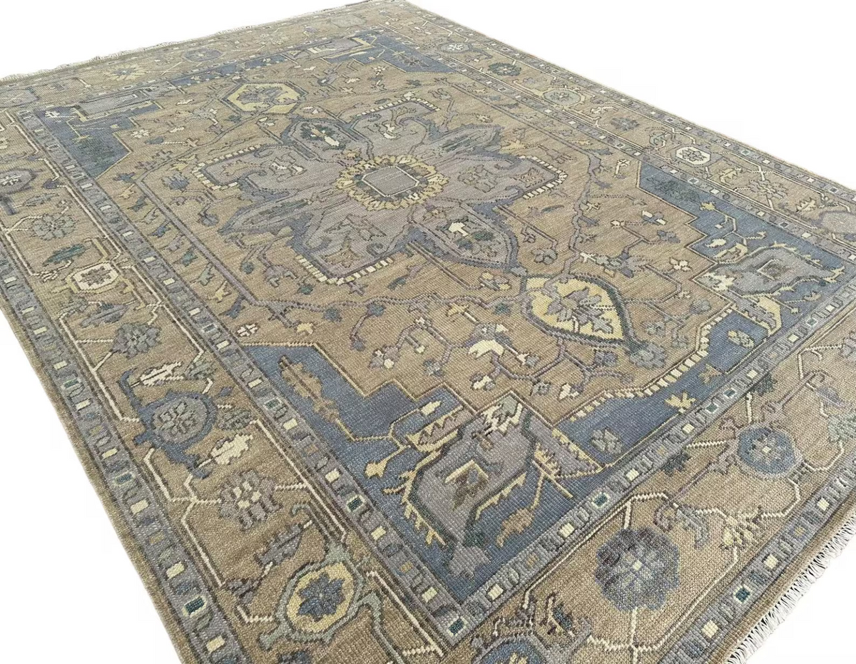 AVELINE Oushak Style Hand Knotted Rug