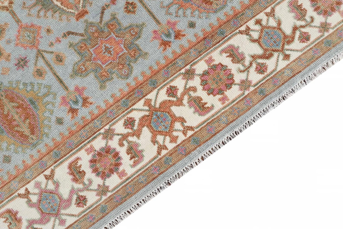 VIRELLE Oushak Style Hand Knotted Rug