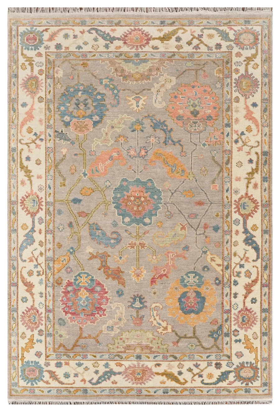 NOVERA Oushak Style Hand Knotted Rug