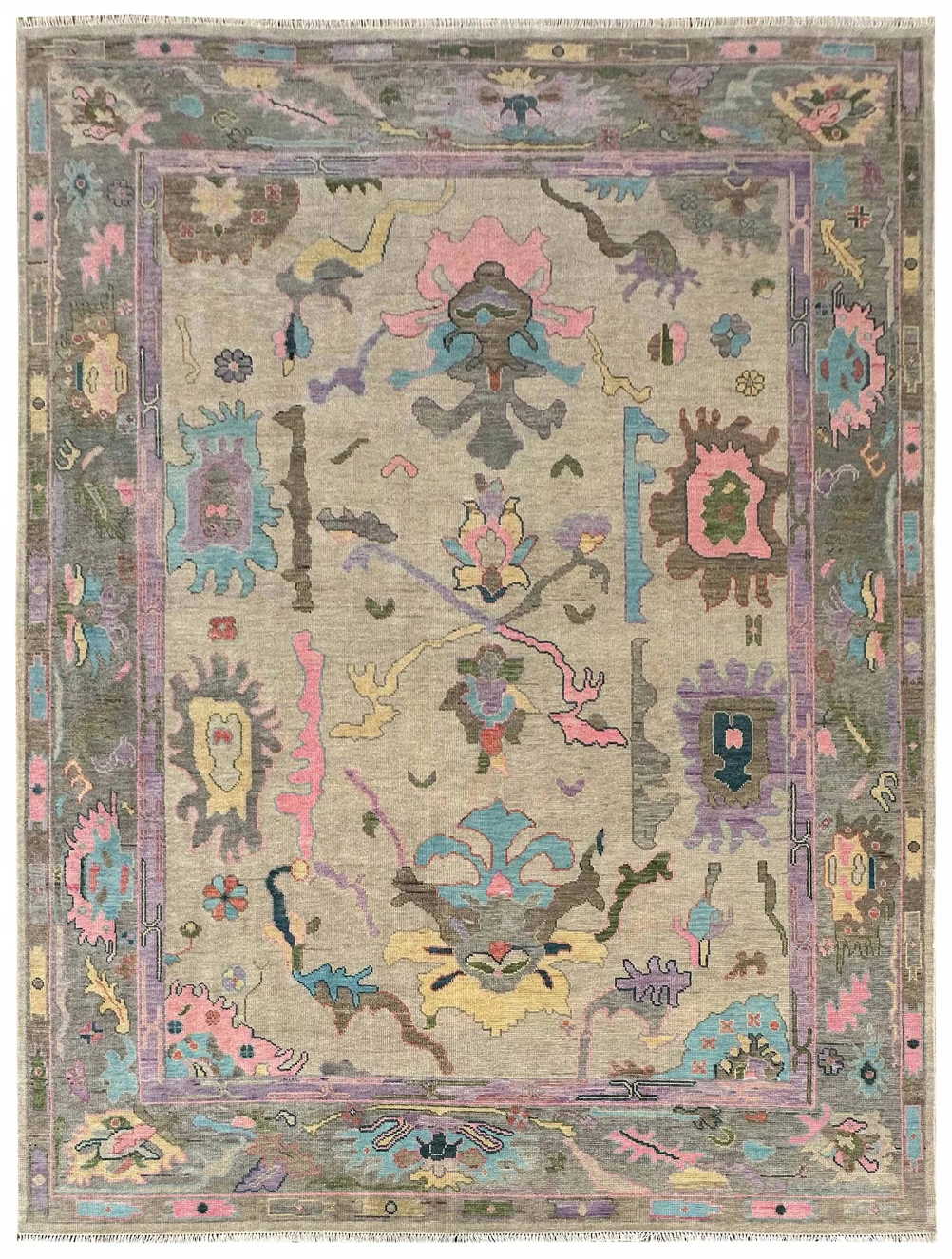 ELORIA Oushak Style Hand Knotted Rug