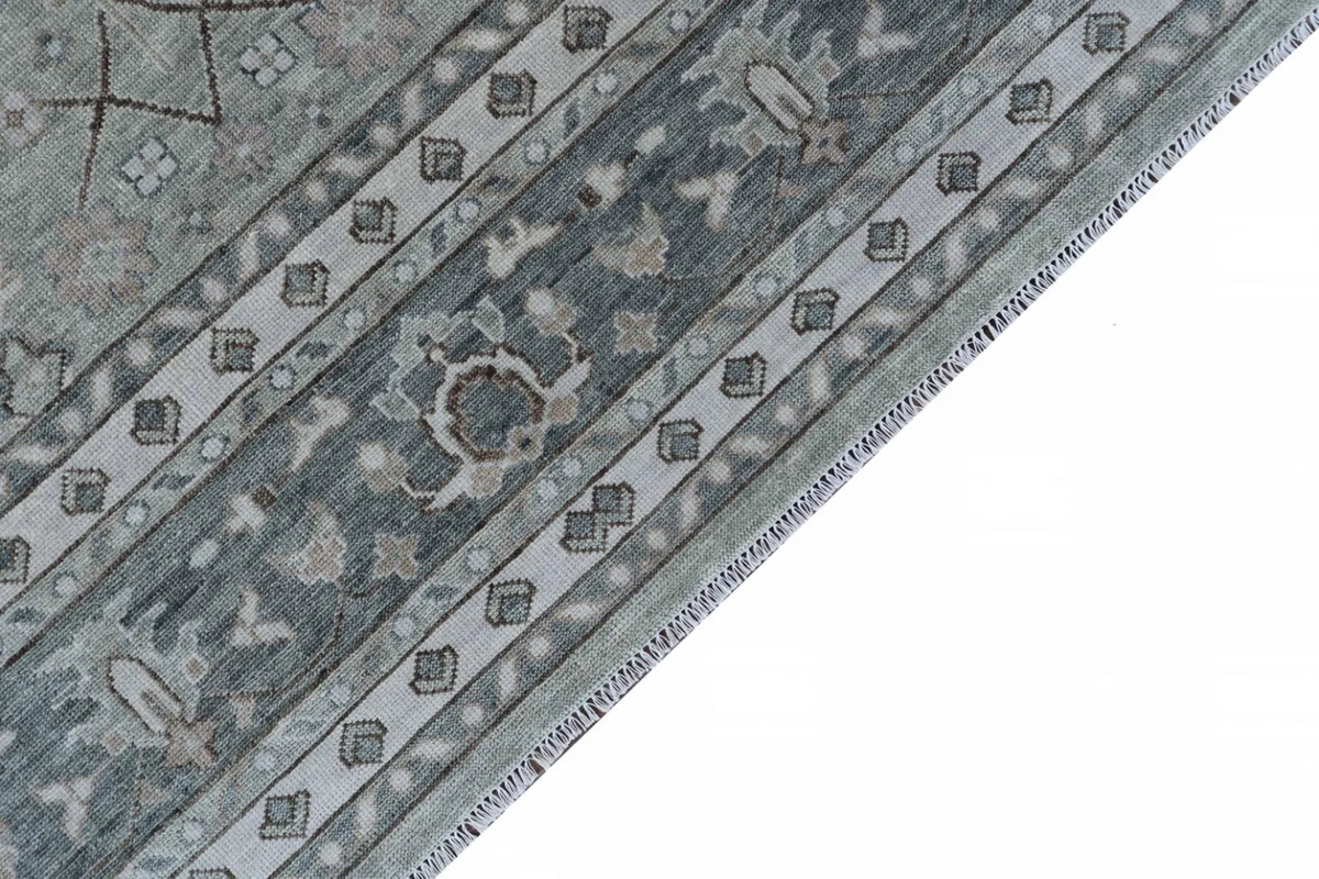 ELVARA Oushak Style Hand Knotted Rug