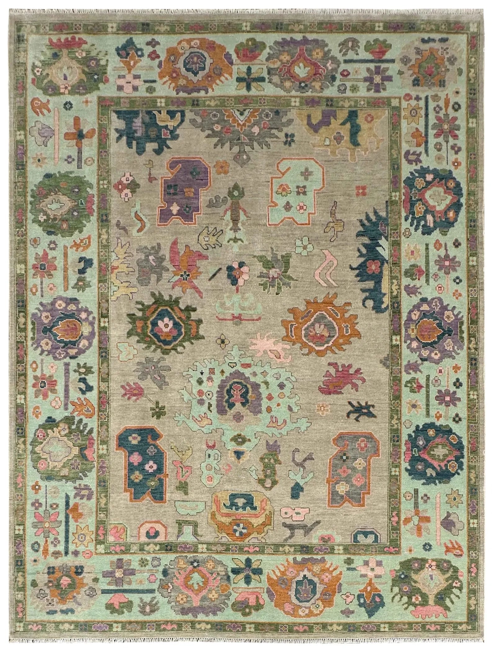 VANTARA Oushak Style Hand Knotted Rug