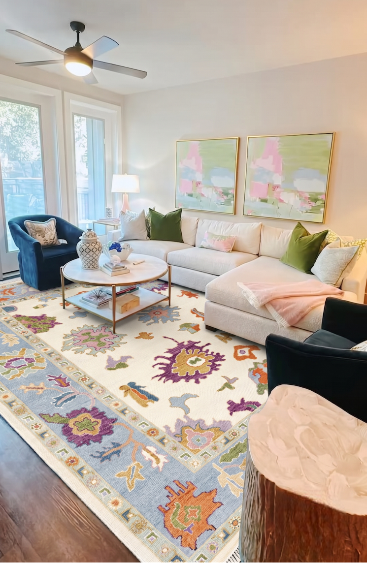 BELLA Oushak Style Hand Knotted Rug