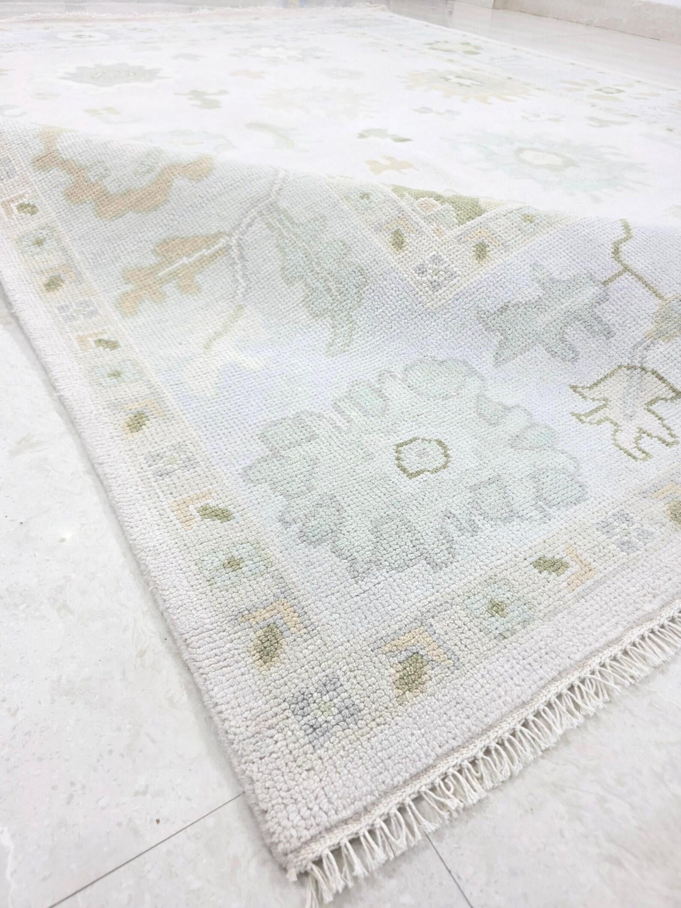 ZARIYA Oushak Style Hand Knotted Rug