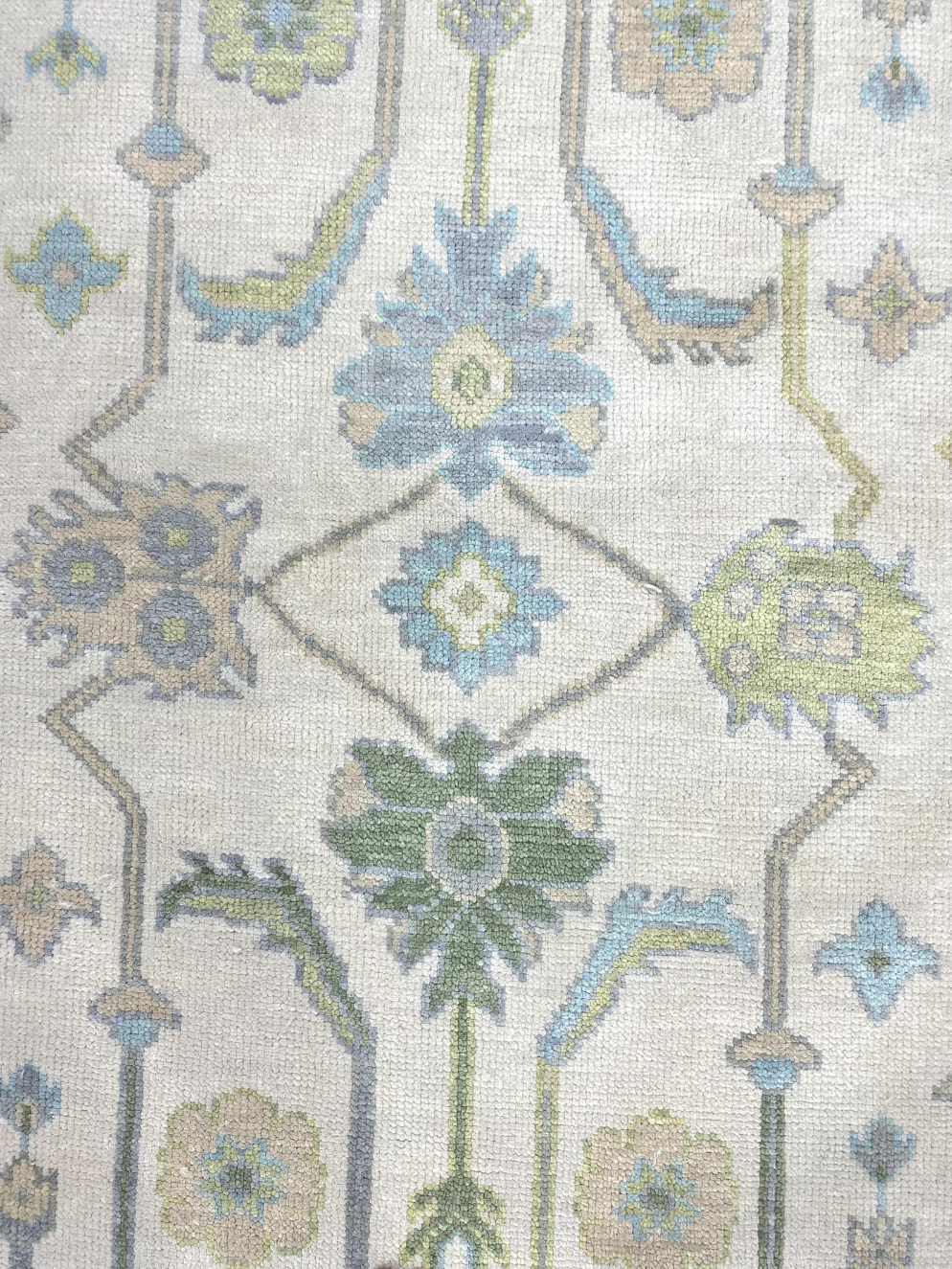 MATILDANIS-02 Oushak Style Hand Knotted Rug