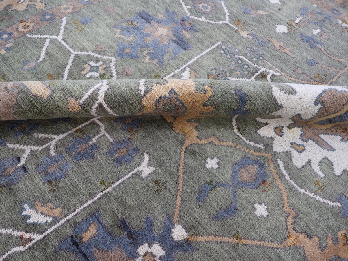 AVYRA Oushak Style Hand Knotted Rug