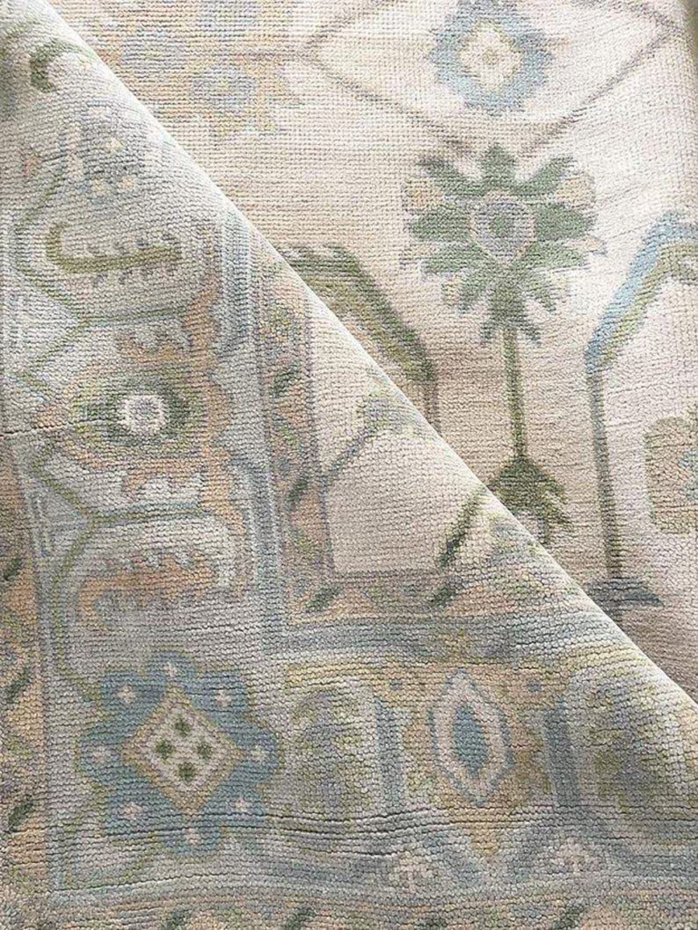 MATILDANIS-02 Oushak Style Hand Knotted Rug