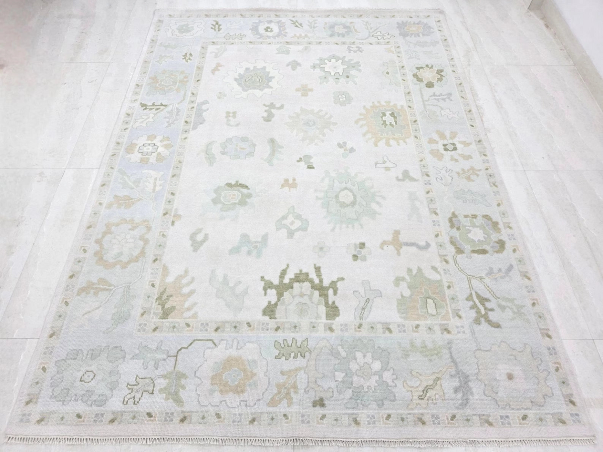 ZARIYA Oushak Style Hand Knotted Rug