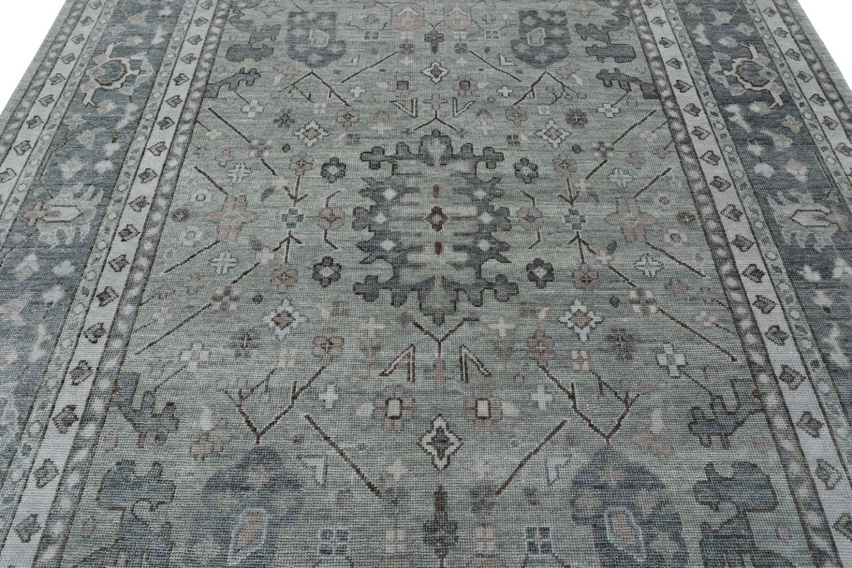 ELVARA Oushak Style Hand Knotted Rug