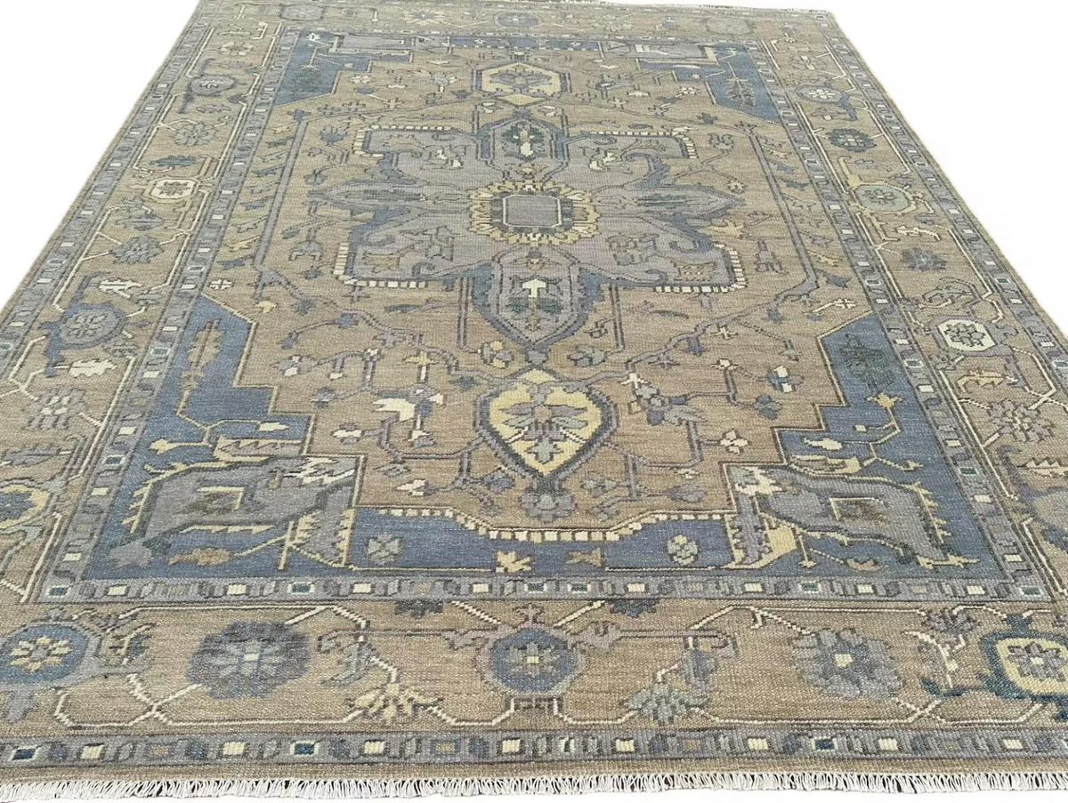 AVELINE Oushak Style Hand Knotted Rug