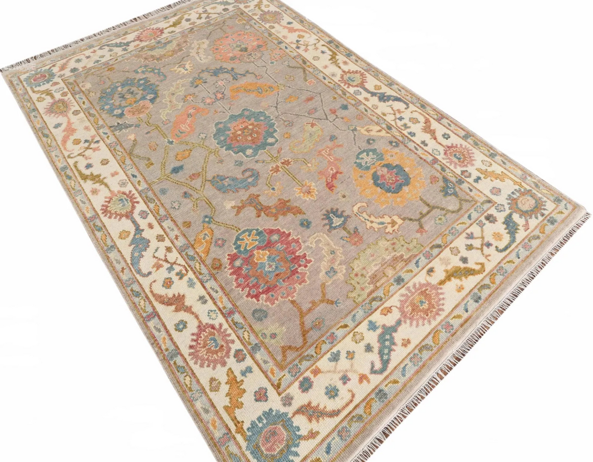 NOVERA Oushak Style Hand Knotted Rug