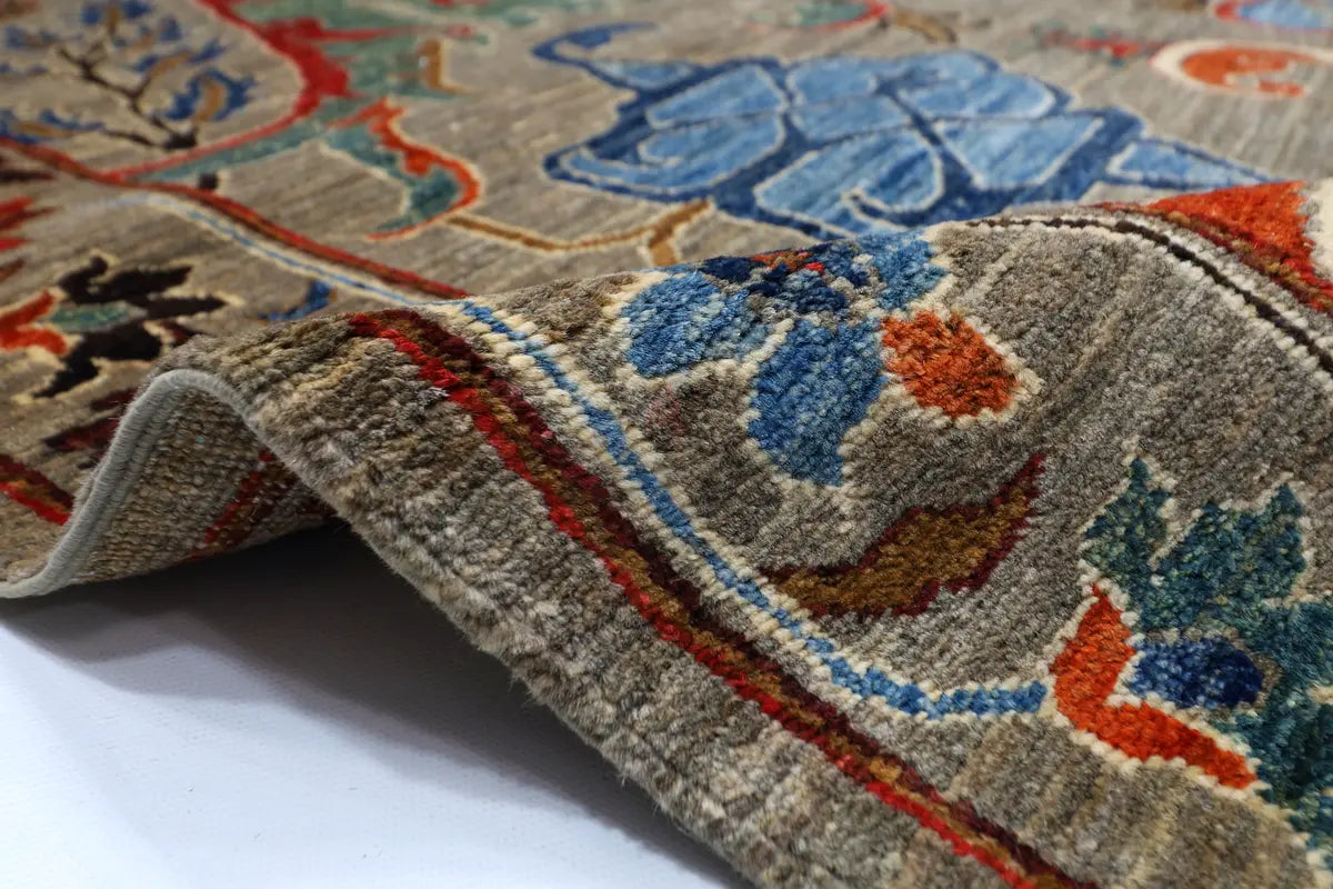 The Obsidian Heritage Rug – Transitional Sultanabad in Smoke & Rust