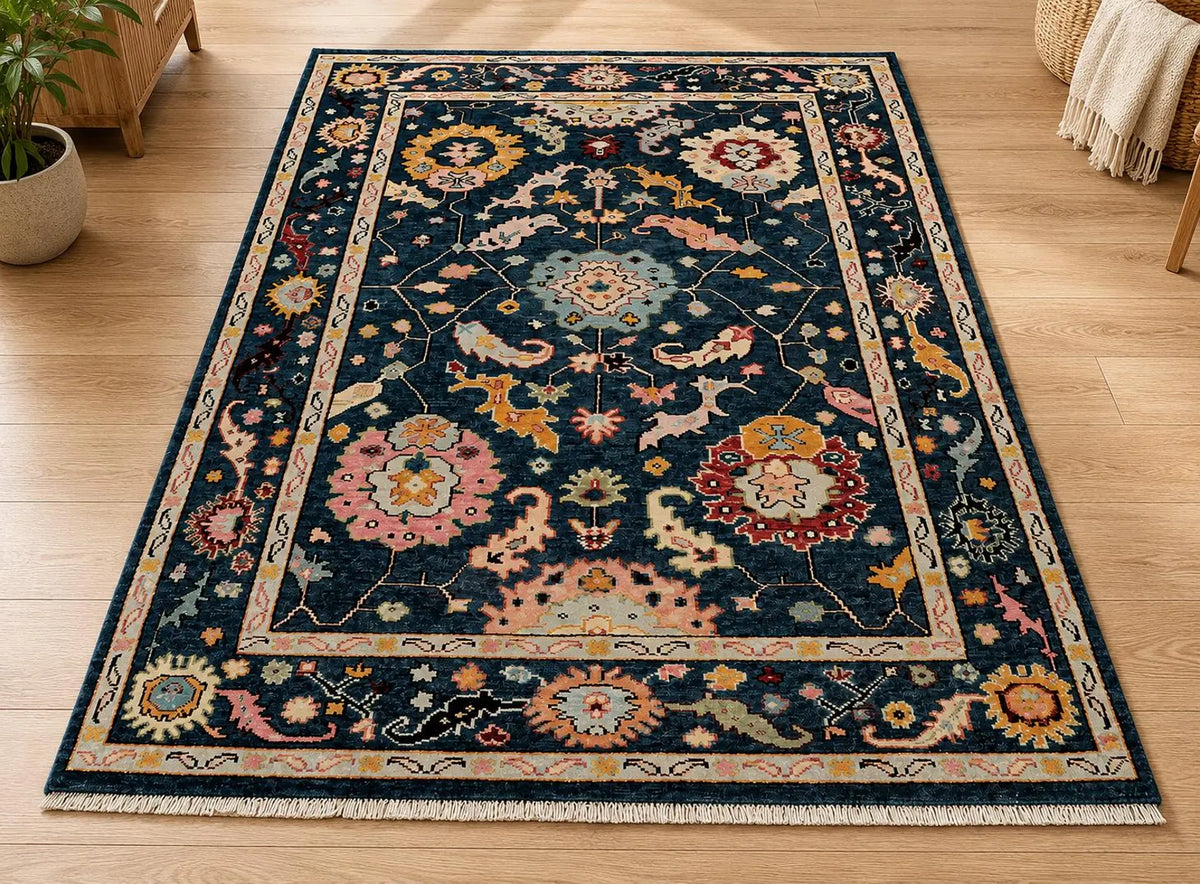 ELOWEN Hand-Knotted Oushak Rug
