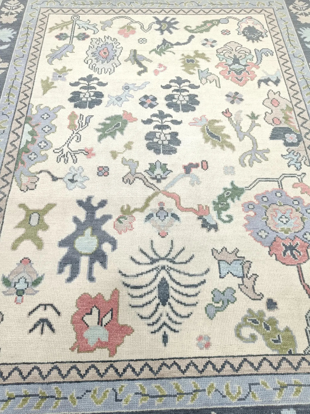 ARIA Oushak style Hand Knotted Rug
