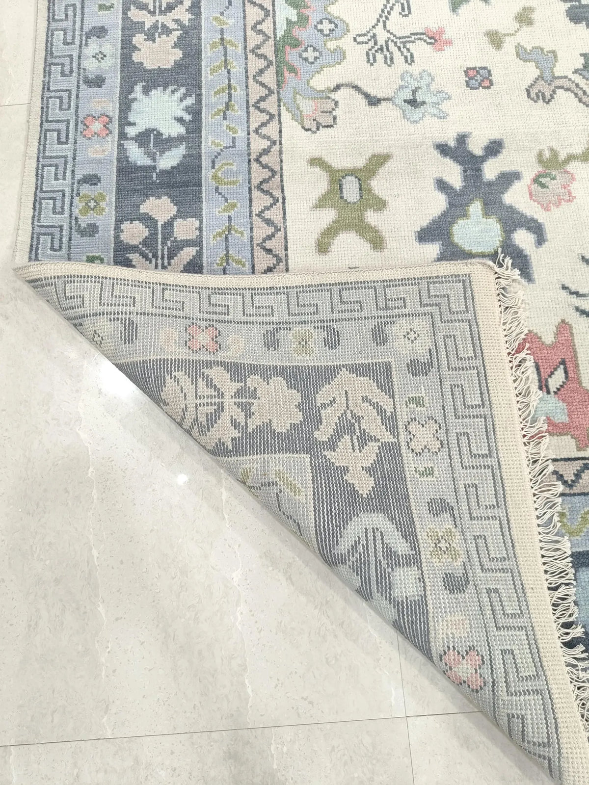 ARIA Oushak style Hand Knotted Rug