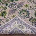 Hand Knotted Ivory Oushak Wool Rug - Floral Medallion