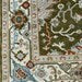Hand Knotted Oushak Wool Rug - Moss Green Turkish Area Rug