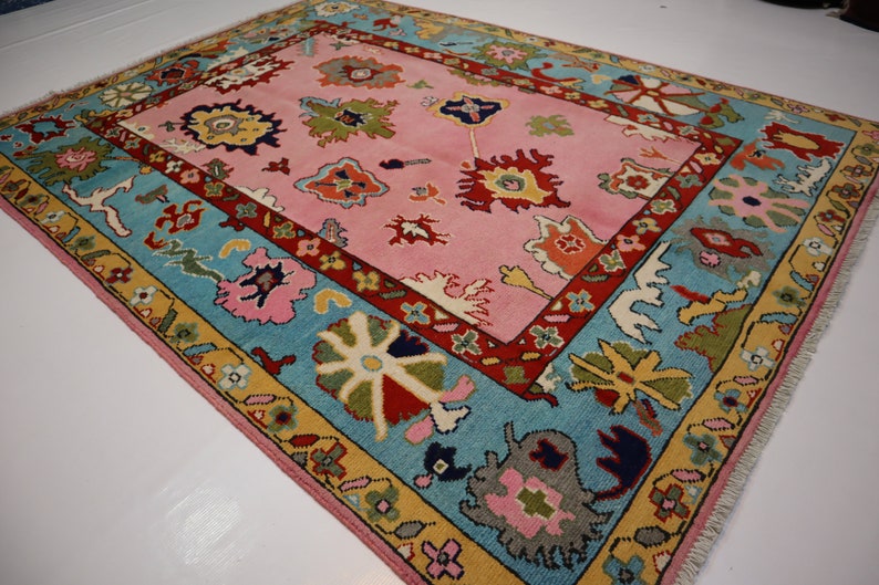 CYPRESS MANOR Hand Knotted Oushak Rug