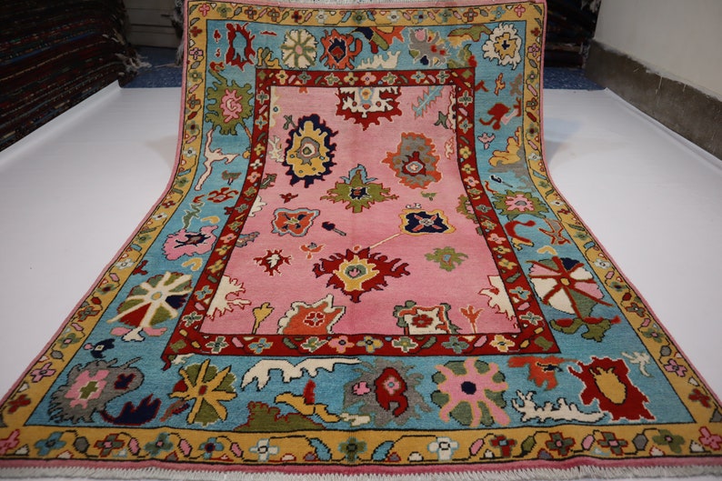 CYPRESS MANOR Hand Knotted Oushak Rug