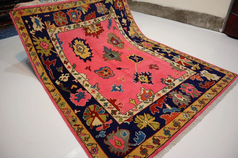 ROSEHAVEN  Hand Knotted Oushak Rug