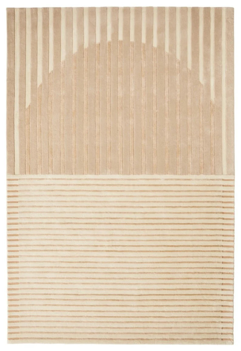 Modern Light Peach Color Hand Tufted Rug (MD020)